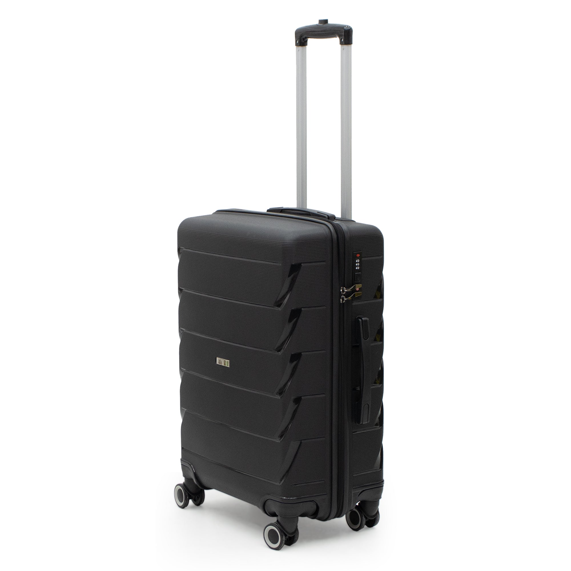 Capella Kofferset Schwarz (3-teilig)