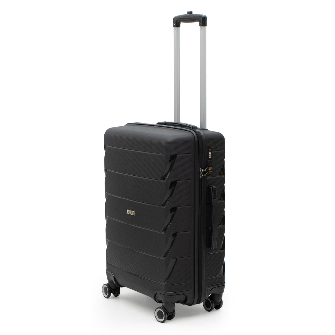 Capella Kofferset Schwarz (3-teilig)