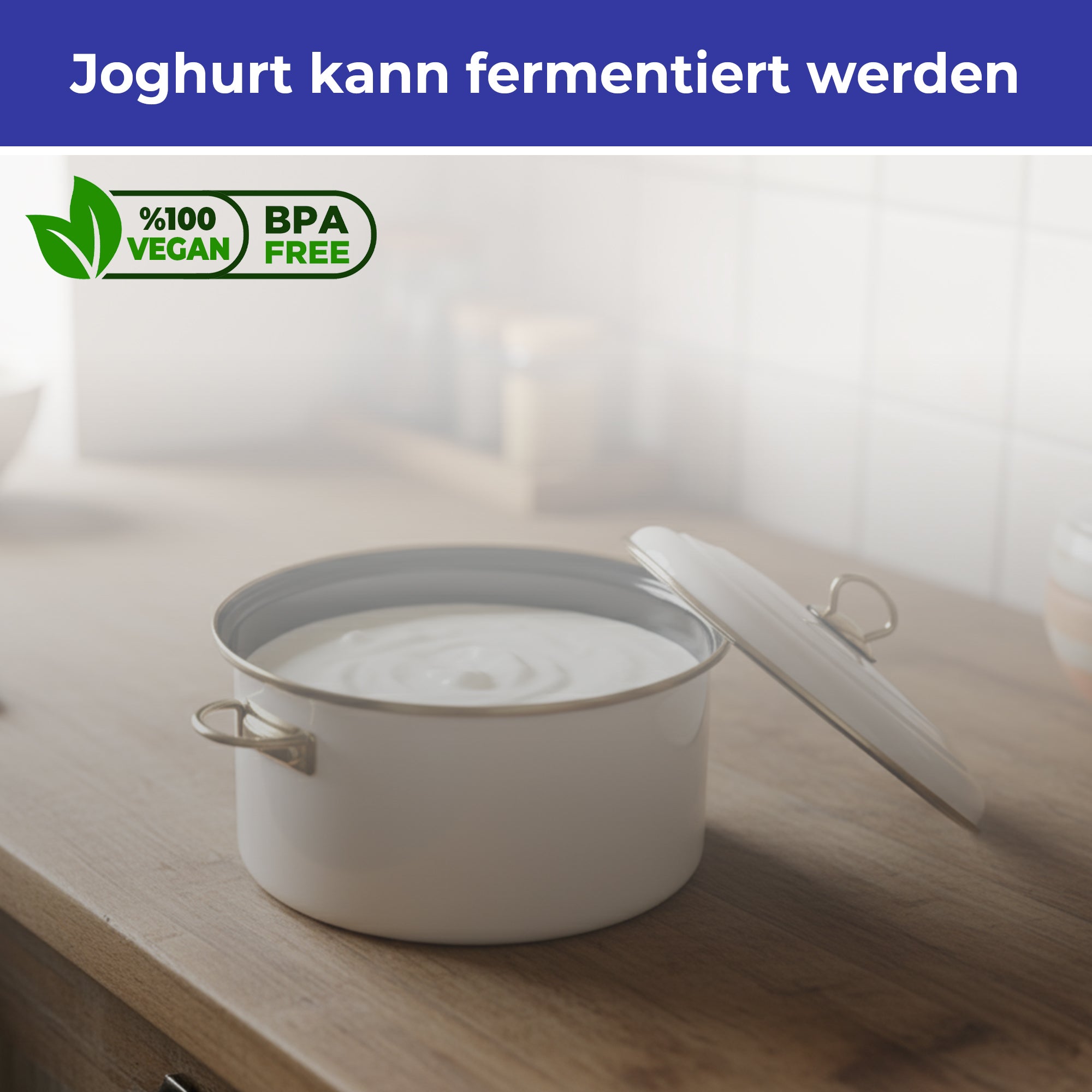 BONERA Academia Emaille Kochtopf 20 cm – Induktionsgeeignet | Emaillebeschichtung | BPA-frei